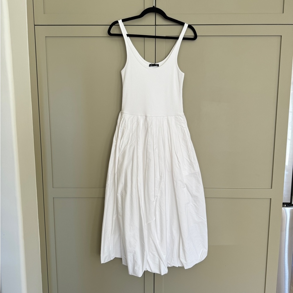 J Crew Balloon Skirt Midi Dress